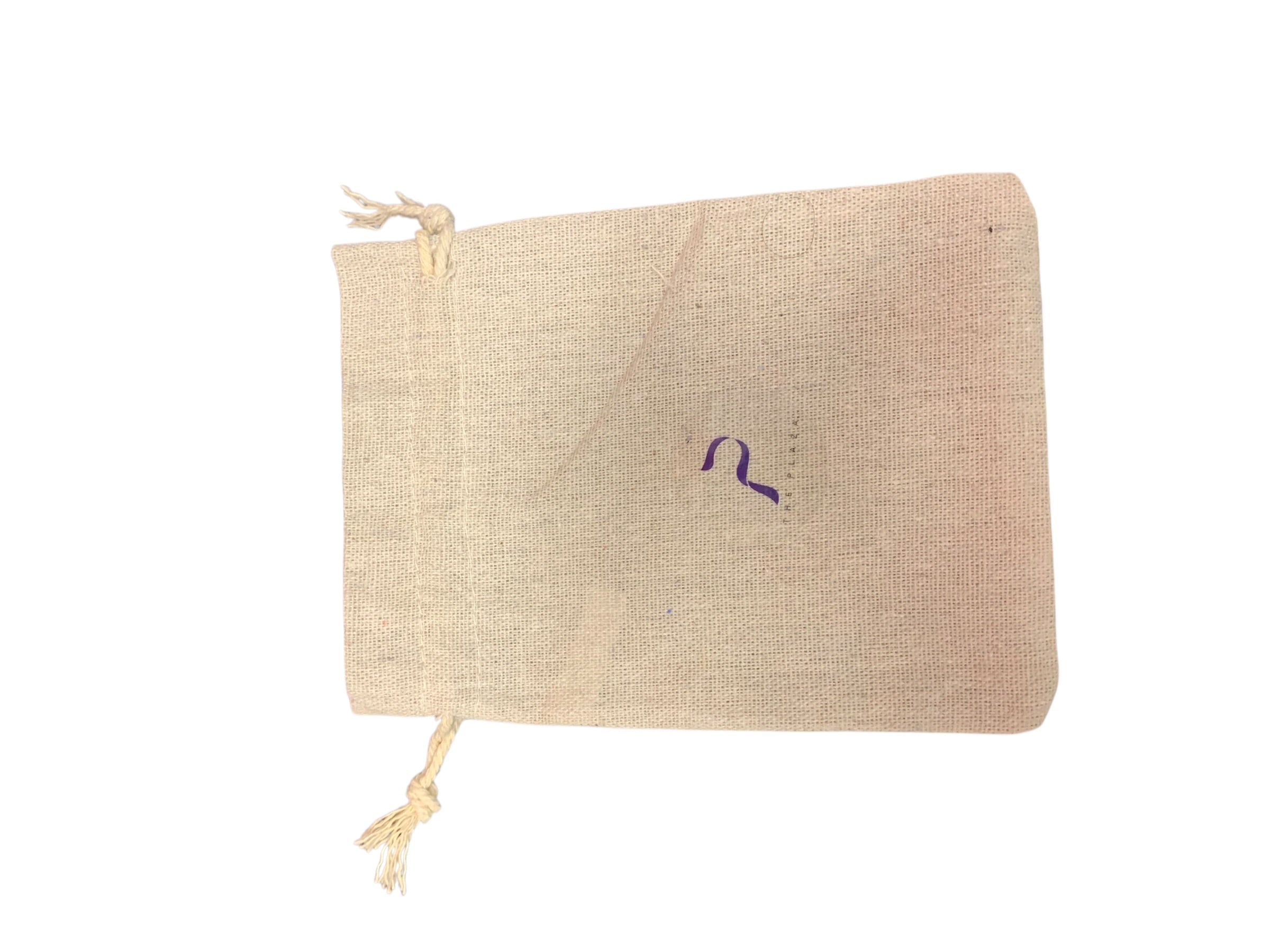 Small Beige "The Plaza" Travel Bag - 6.25" x 4.75"