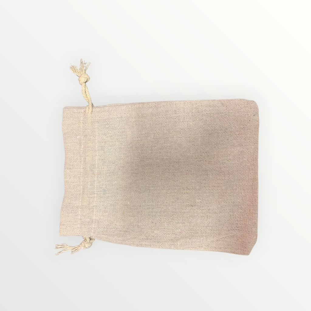 Small Beige "The Plaza" Travel Bag - 6.25" x 4.75"