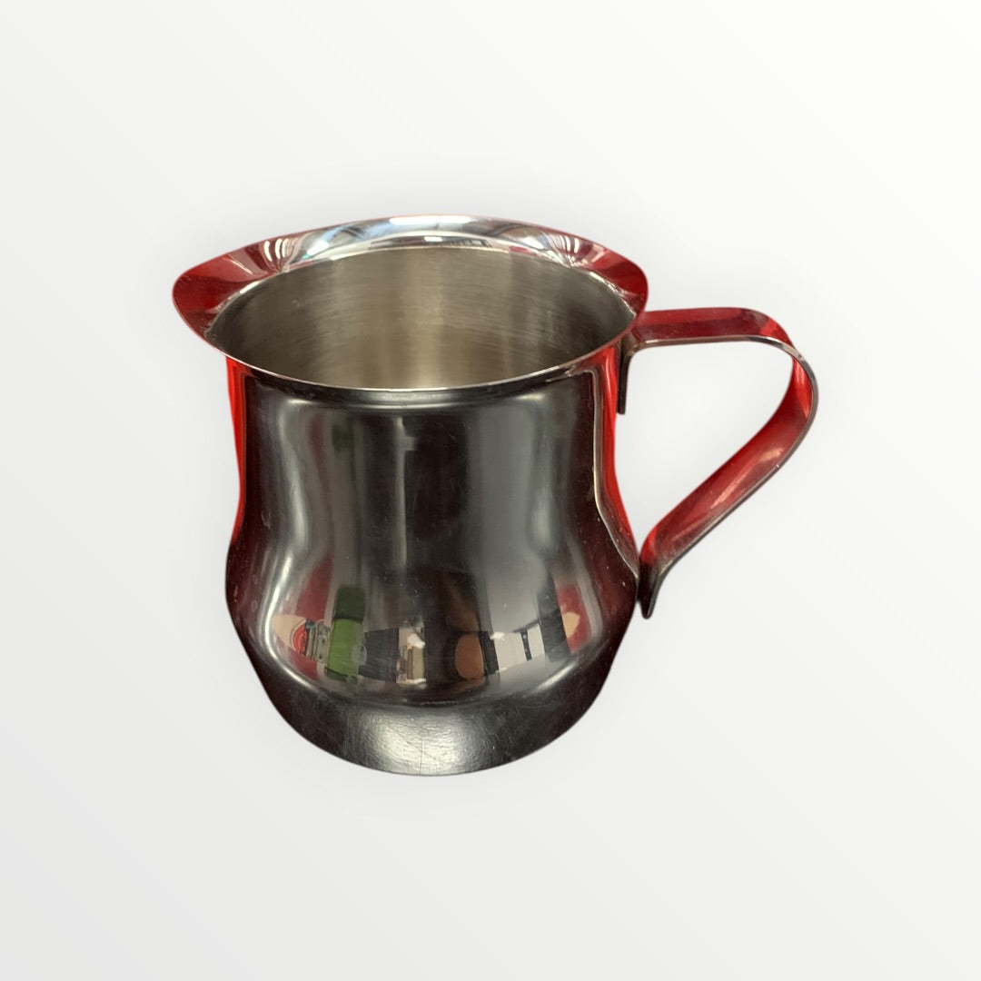 Bell-shaped Stainless Steel Milk Jar - 6"