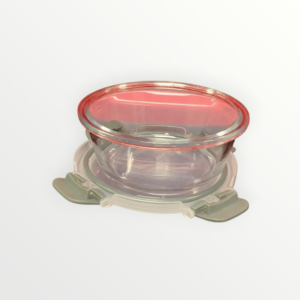 Round Leak Proof Tupperware Container - 2" x 4.5" x 4.5"