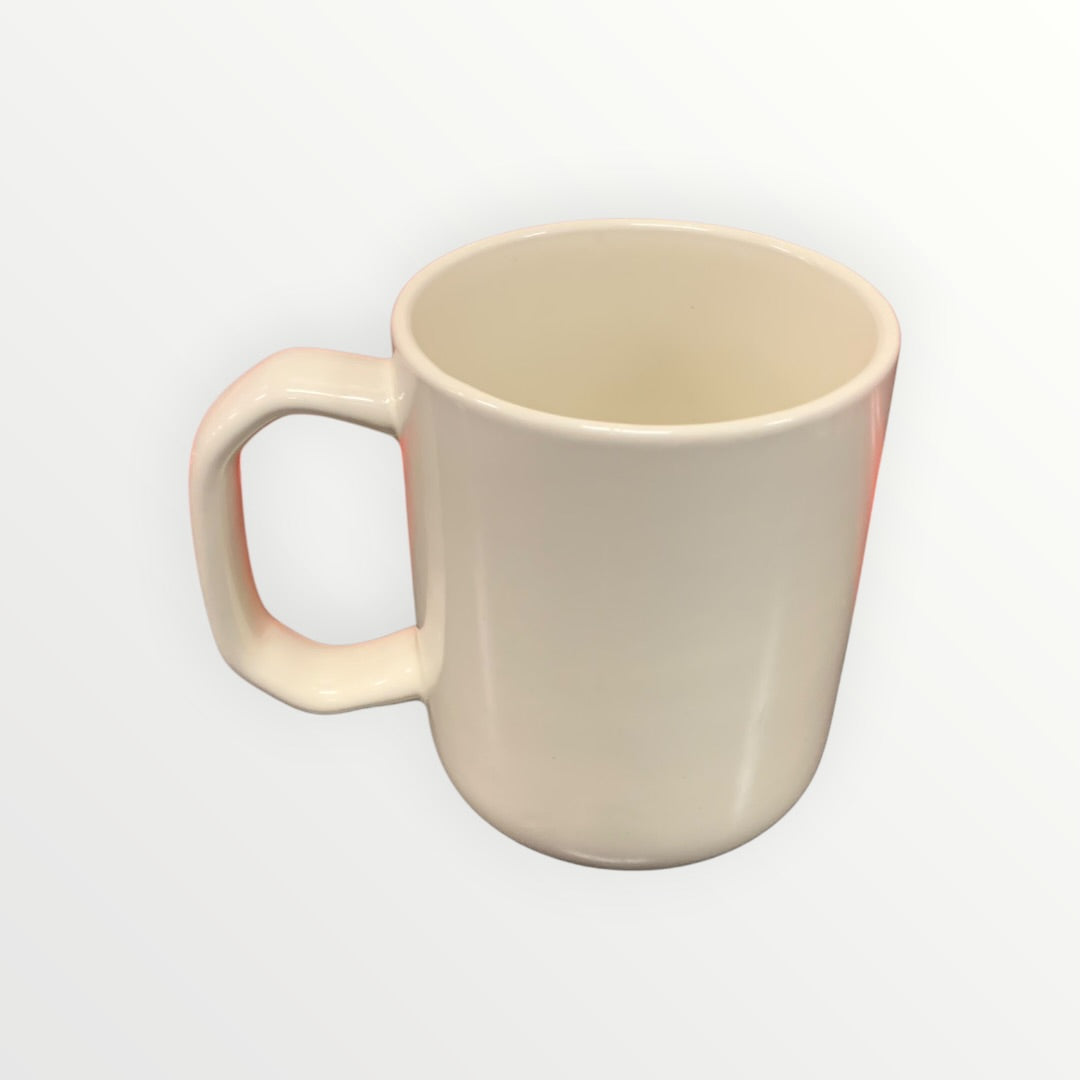 Unbranded White Ceramic Mug - 4"