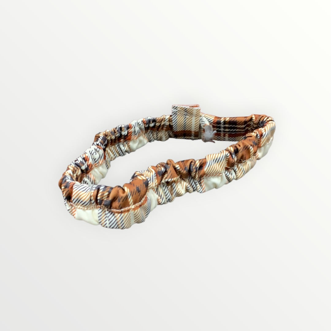 Standard Fabric Tartan Plaid Twisted Headband
