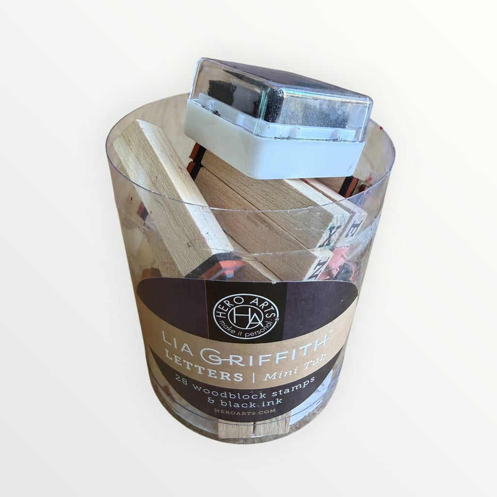 Hero Arts Lia Griffith Letters Mini Tub Set