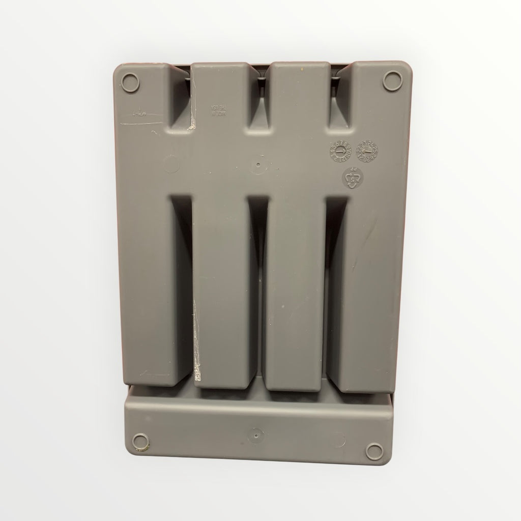 Room Essentials Plastic Organizer, Gray - 12.5" x 9.5" x 2"