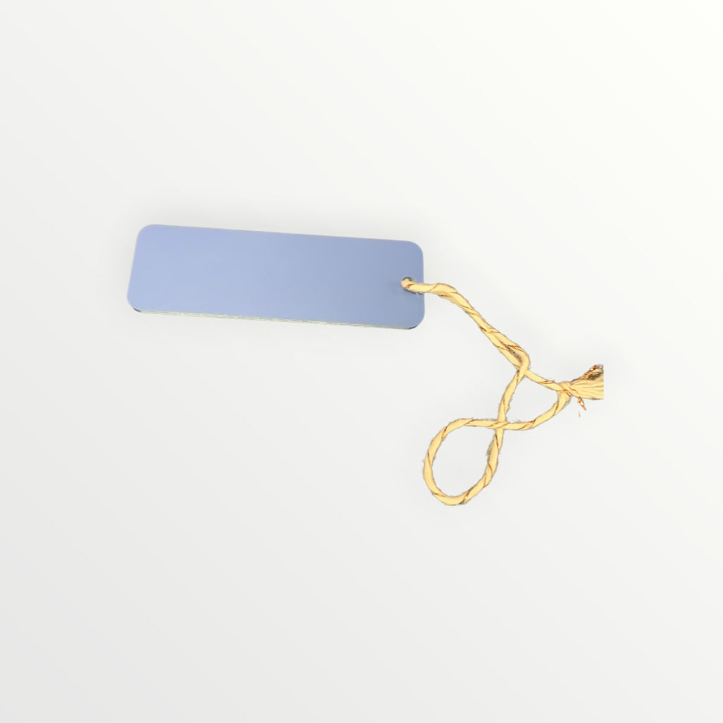Light Blue River Rubber Keychain