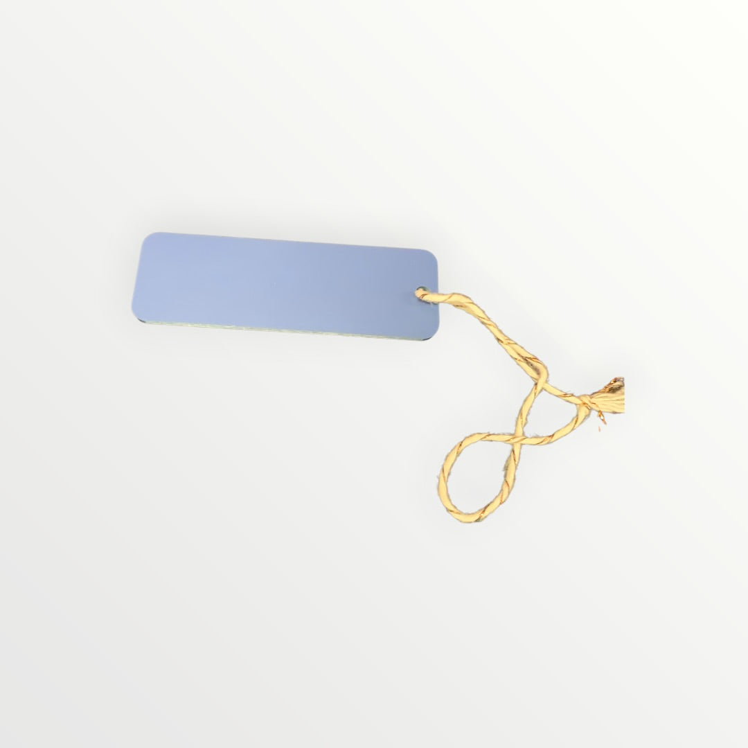 Light Blue River Rubber Keychain