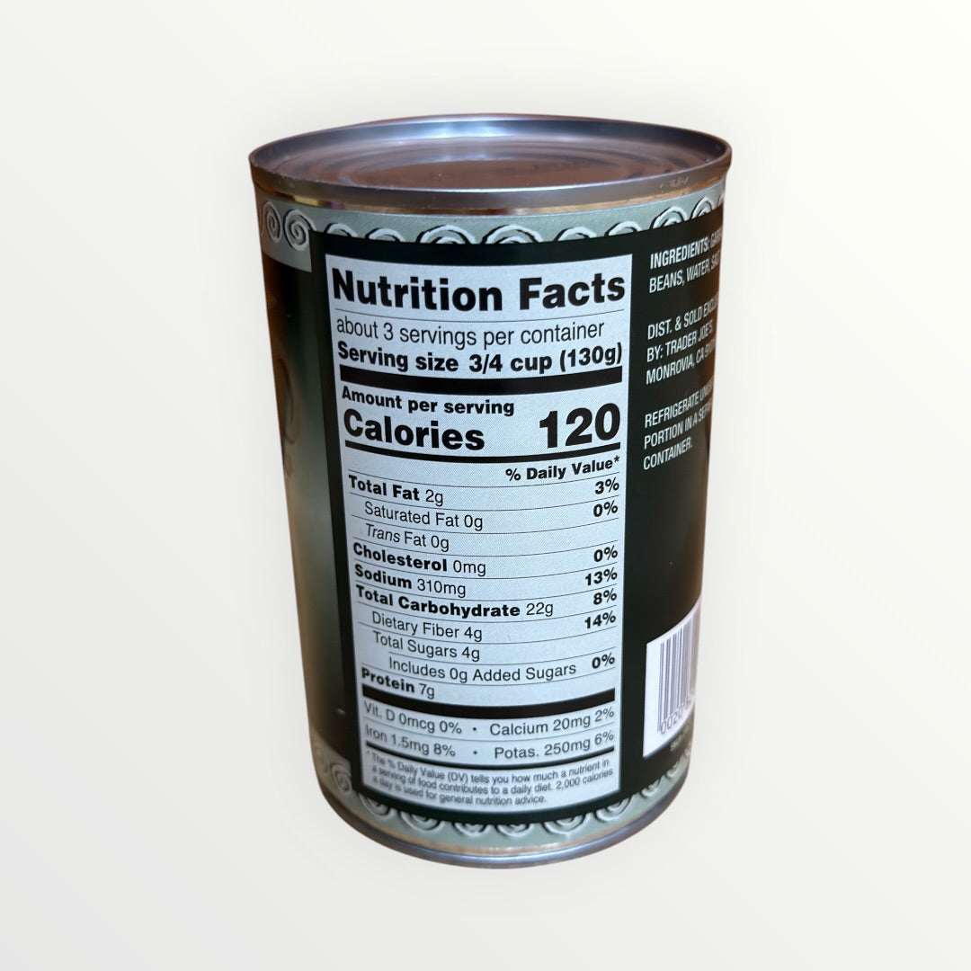 Trader Joe’s Garbanzo Beans 15.5 oz (439g) - Limit One Per Person