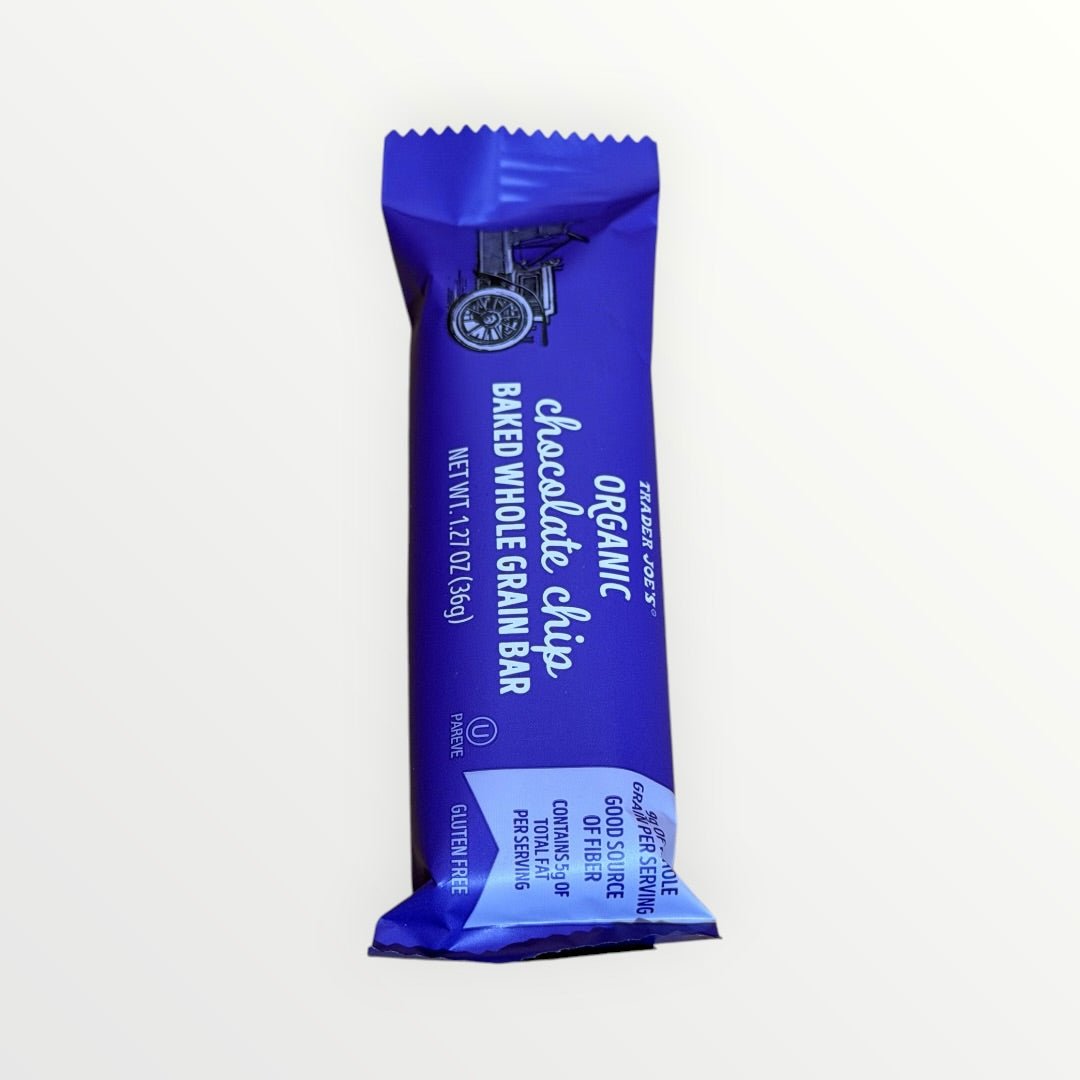 Trader Joe’s Organic Chocolate Chip Baked Whole Grain Bar (1.27 oz / 36 g) -Limit One Per Person