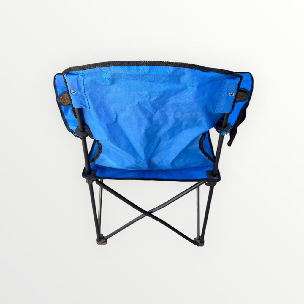 Portable Folding Camping Beach Outdoor Chair with 2 Cup Holders w/Carrying Bag