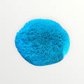 Mainstays Fluffy Pillow Teal Shaggy Faux Fur Decorative Accent Pillow 18"D