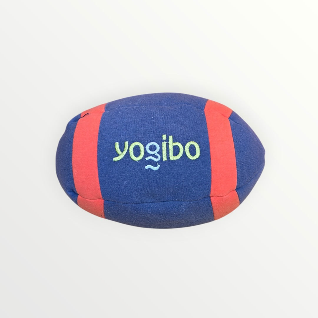 Yogibo Football Navy Blue Toy Pillow 9"L