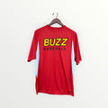 A4 Men's Cooling Performance Buzz Baseball T-Shirt Red Size: M