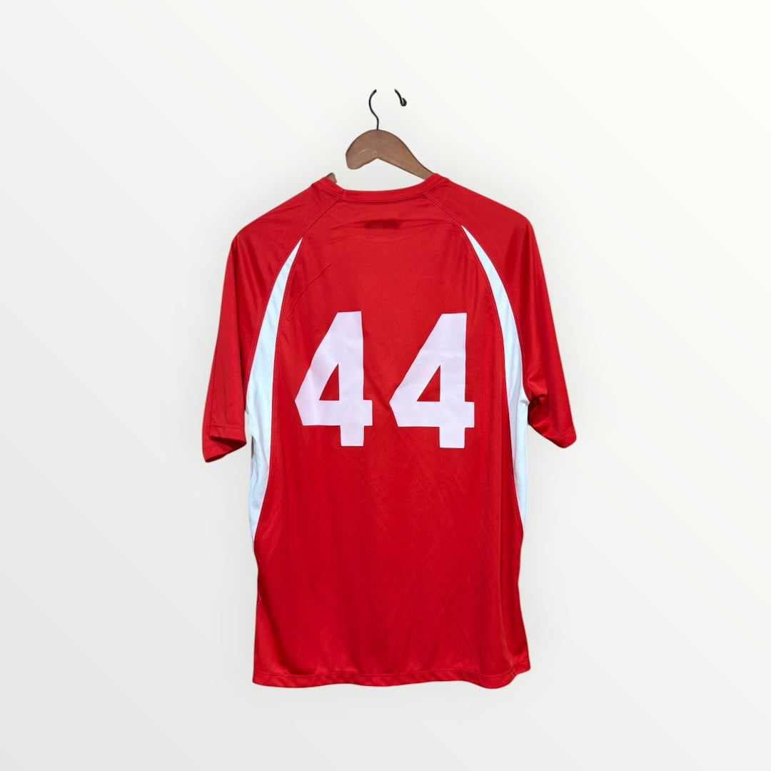 A4 Men's Cooling Performance Buzz Baseball T-Shirt Red Size: M