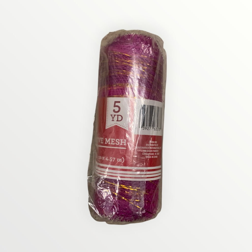 Decorative Mesh Craft Roll - 6 in x 5 yd
