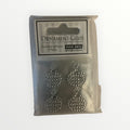 Snowflake Ornament Gems Silver Sequins - 4 per order, 4 pcs. per sheet