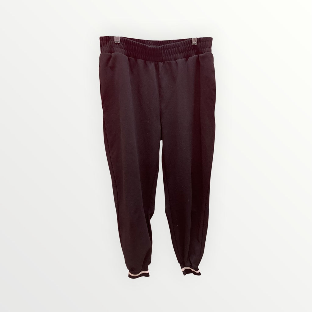 Black Reserved Ecoaware Cuffed Sweatpants