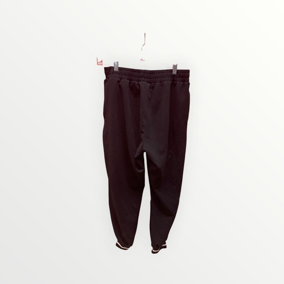 Black Reserved Ecoaware Cuffed Sweatpants