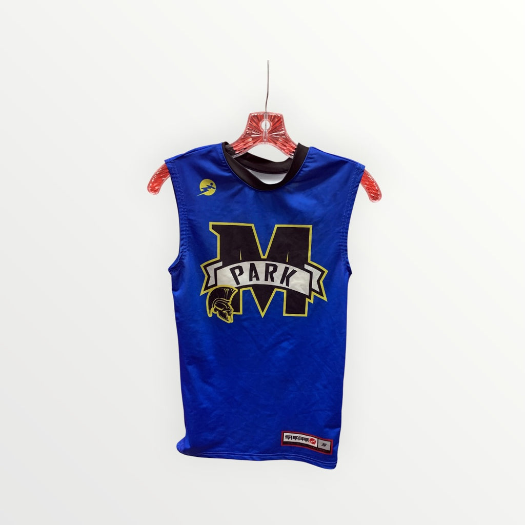M Park Blue Basketball Jersey - Size S
