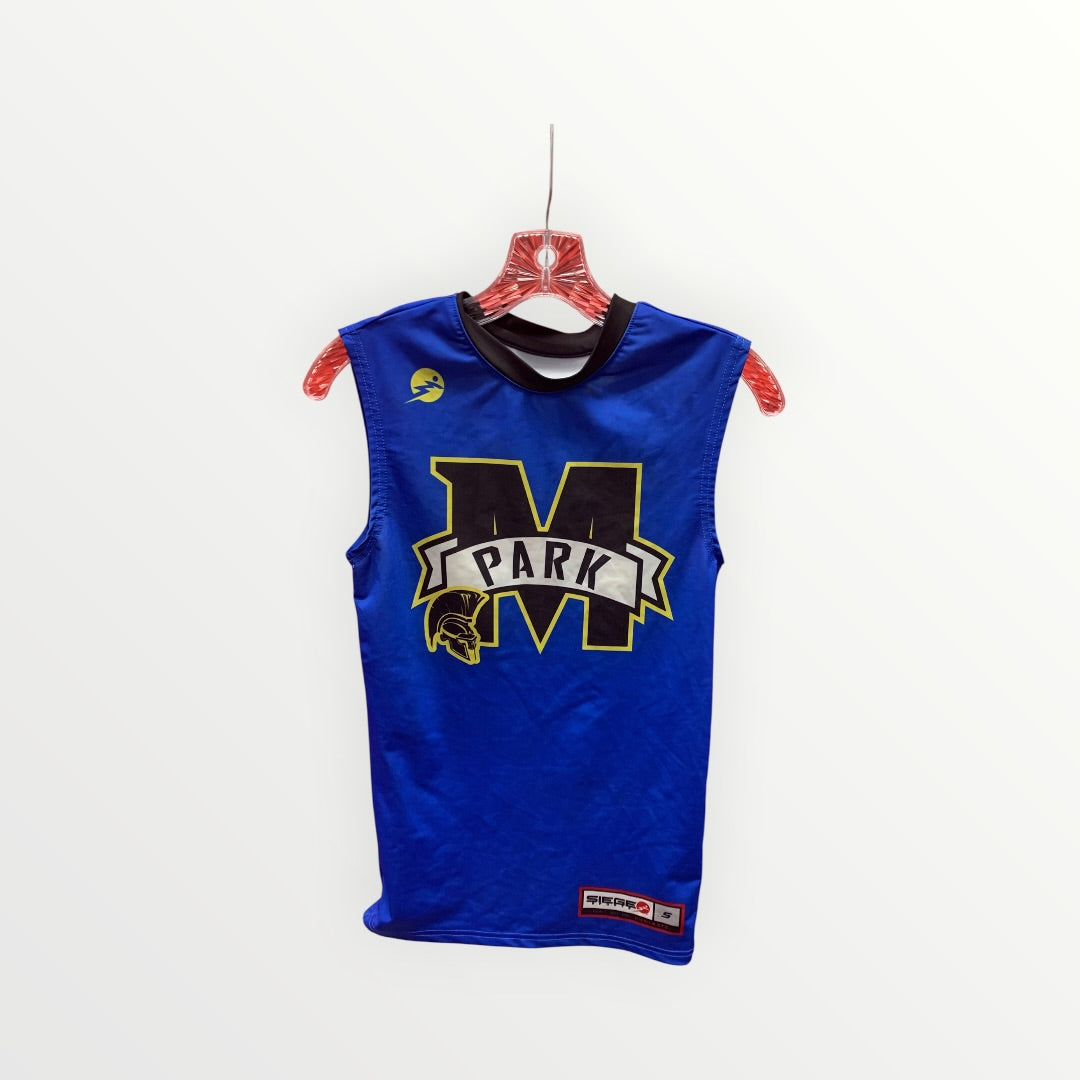 M Park Blue Basketball Jersey - Size S