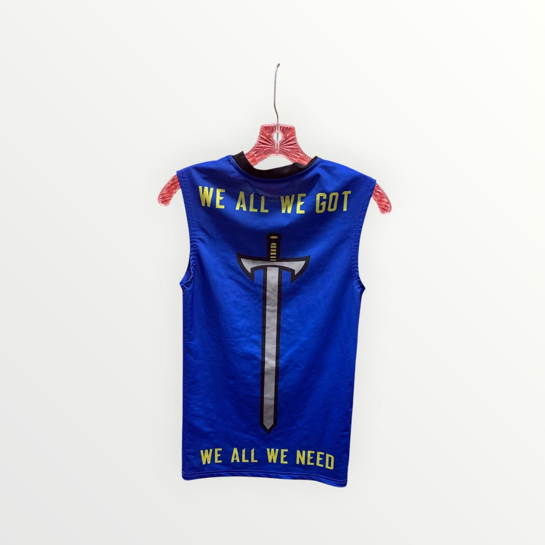 M Park Blue Basketball Jersey - Size S