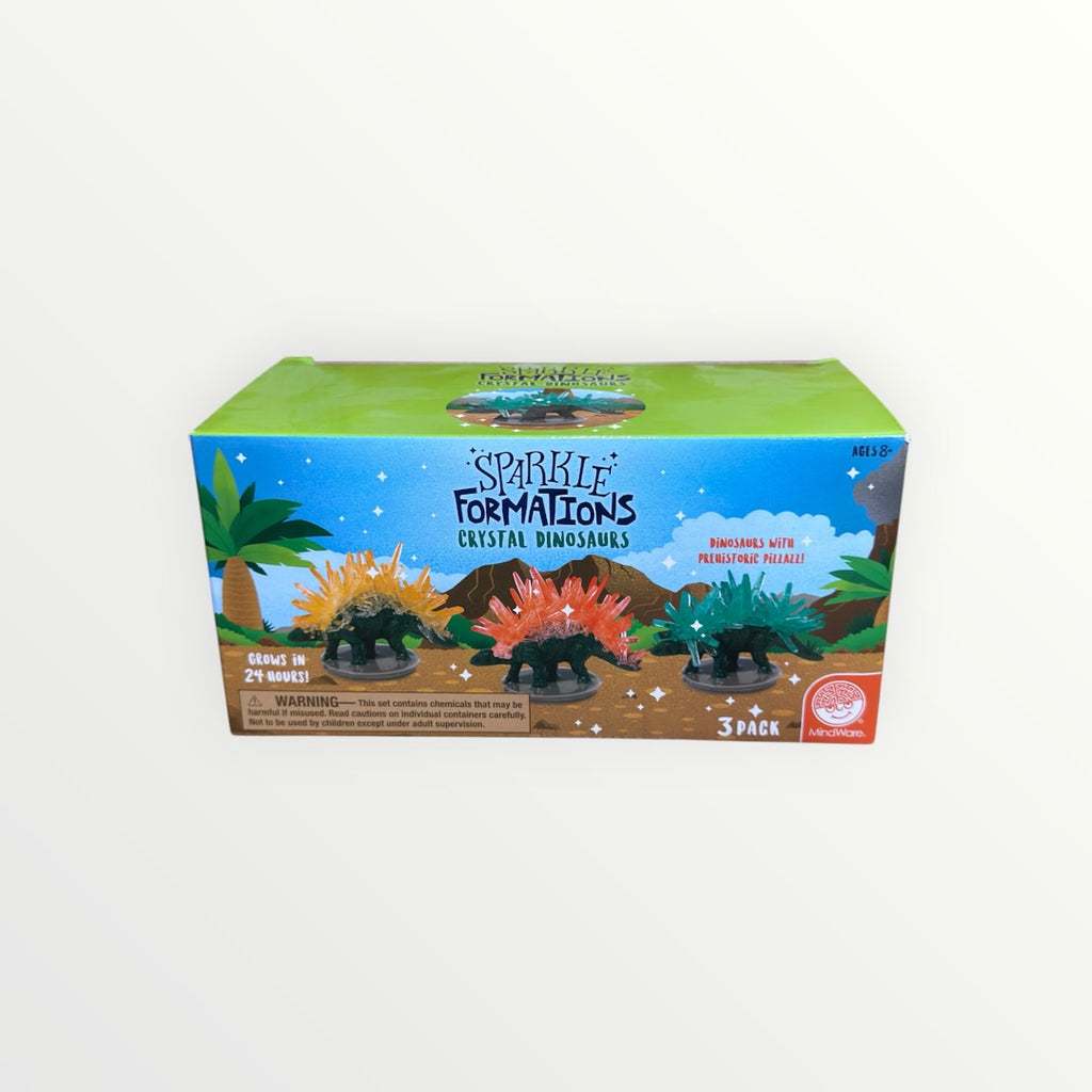 MindWare Sparkle Formations Grow Crystal Dinosaurs Science Kit