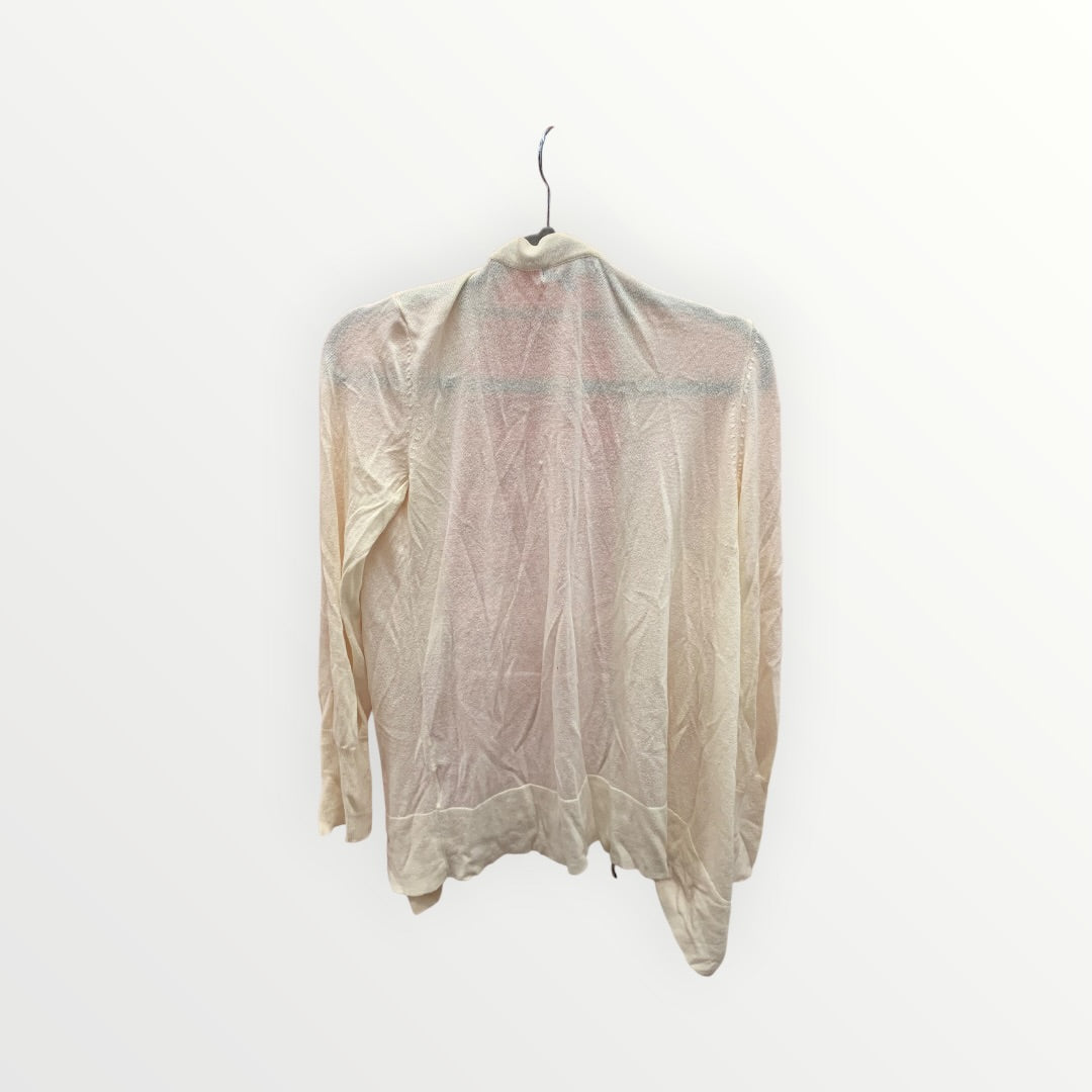 Gap Lightweight Cream Open-Front Cardigan - Size S