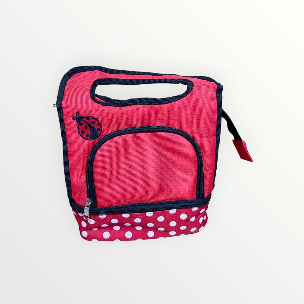 Ladybug Insulated Lunch Bag 9.5”x 12”x 6”