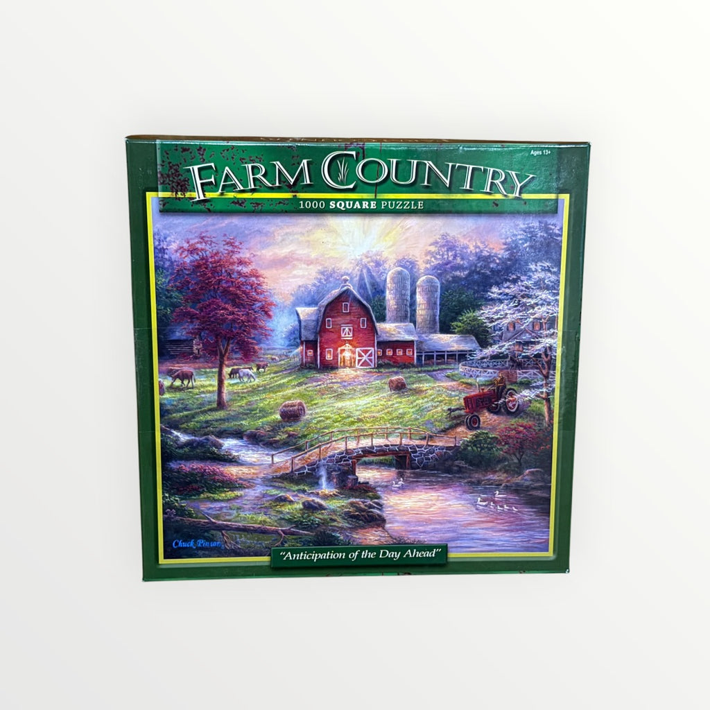 Masterpieces Farm Country "Anticipation of the Day Ahead" 1000 Pc Puzzle