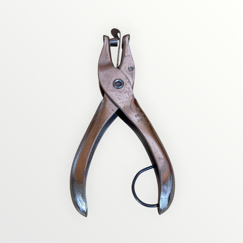 Vintage Handheld Single-Hole Punch