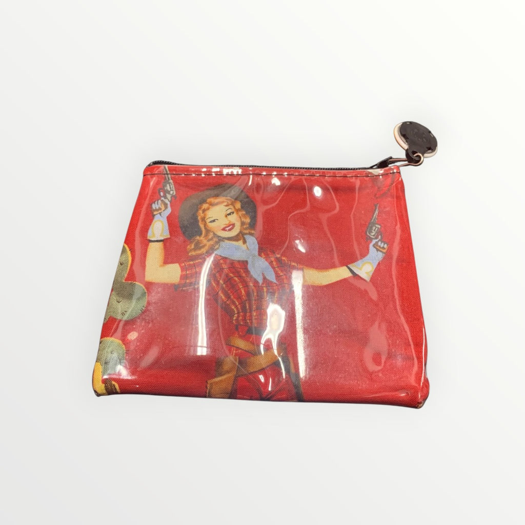 Atenti Cowgirl Accessory Pouch  - 4.5" x 5"