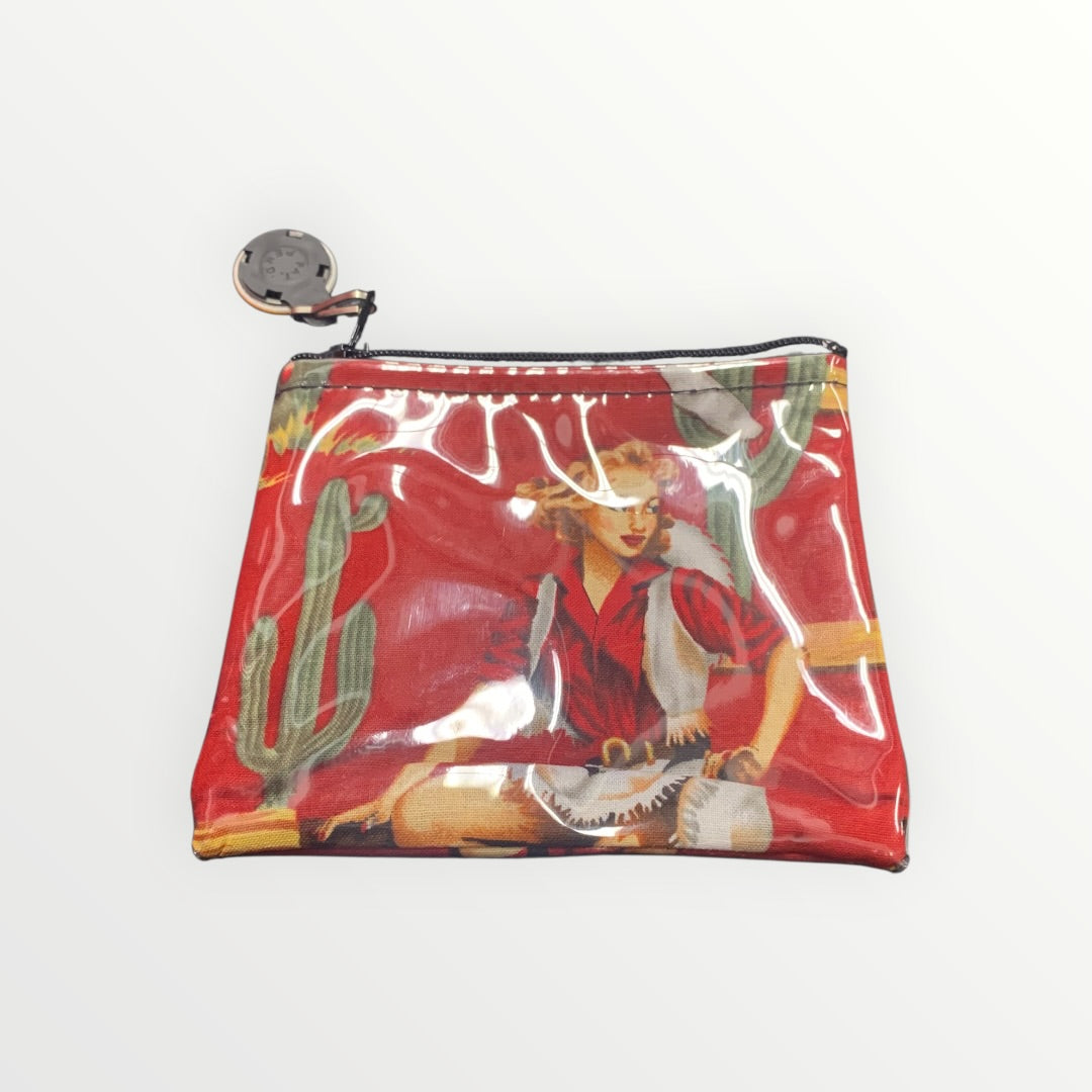 Atenti Cowgirl Accessory Pouch  - 4.5" x 5"