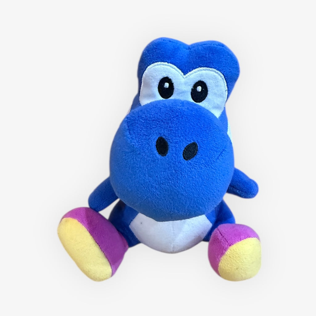 Super Mario ALL STAR COLLECTION Blue Yoshi Plush 8"