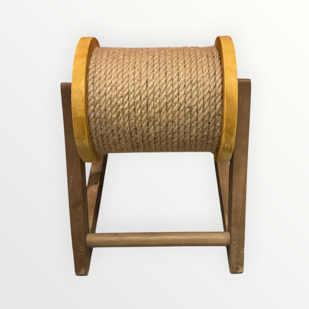 360-degree Rotating Wooden Cat Scratch Wheel