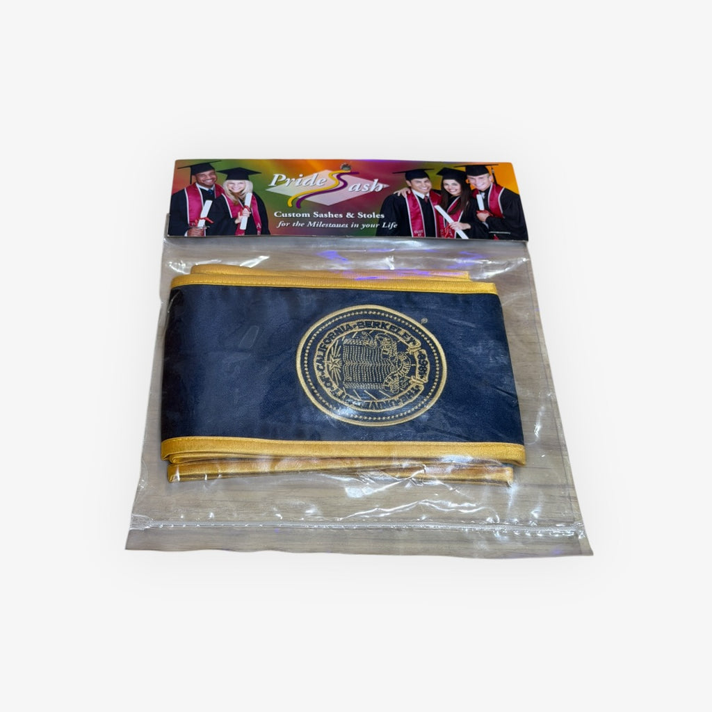 UC Berkeley Graduation Stole Design 1