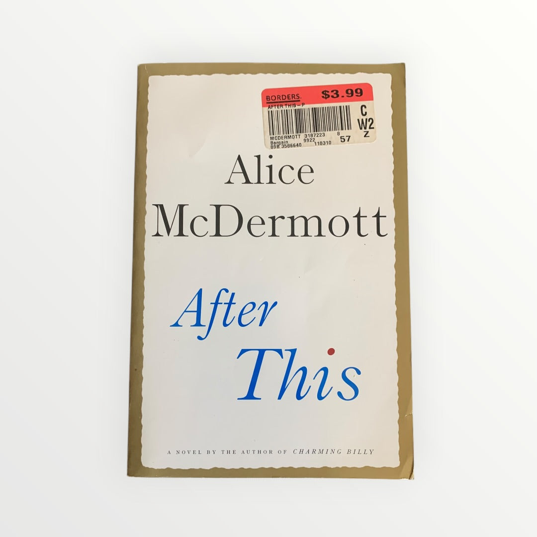 After this by Alice McDermott Paperback (2006)