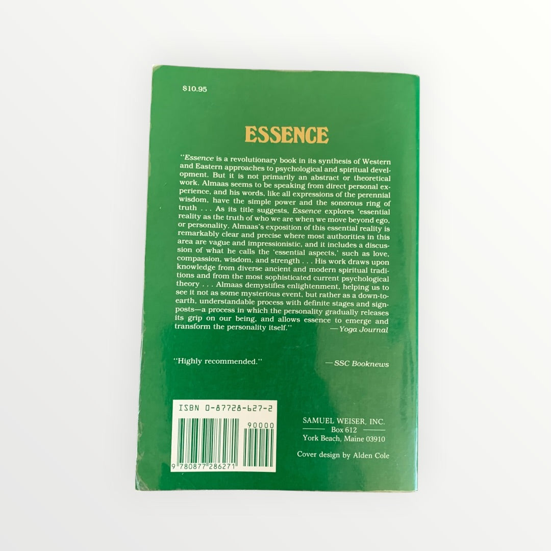 Essence: The Diamond Approach to Inner Realization by A.H. Almaas Paperback (1986)