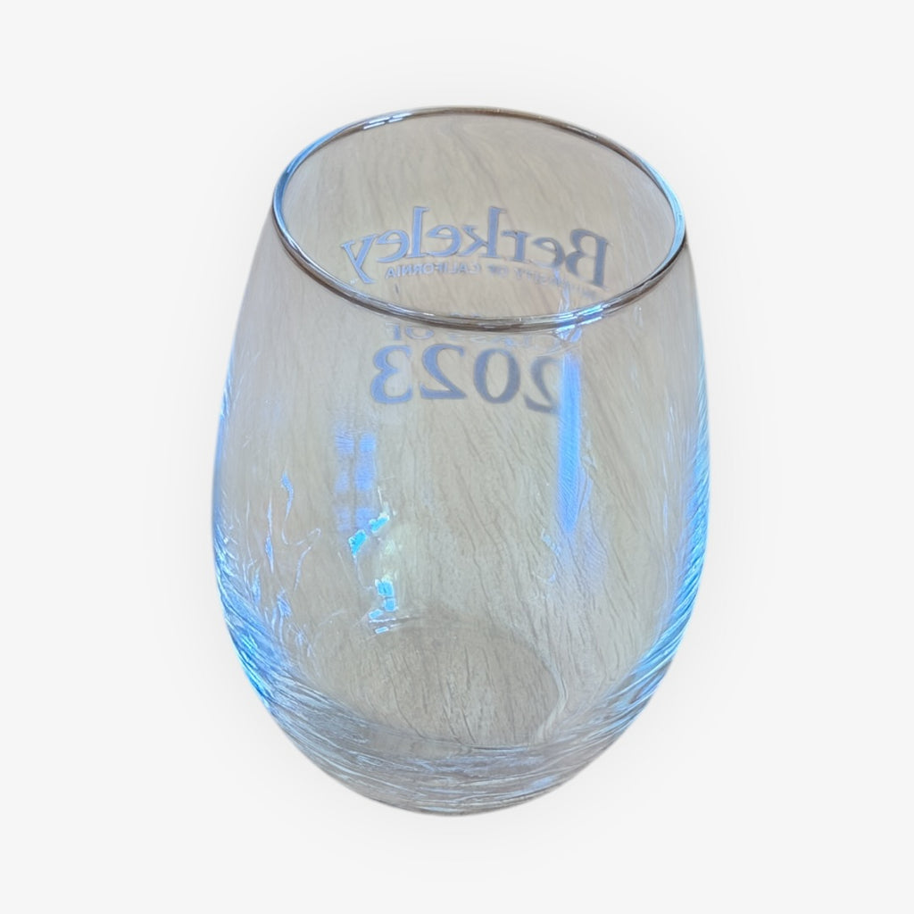 Cal Bears Class Of 2023 Stemless Wine Glass Two-Piece Set 21oz