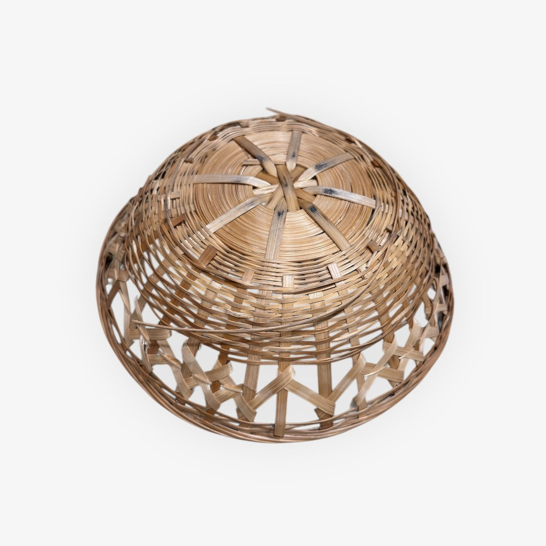 Woven Rattan Basket 3"H x 11.5"D