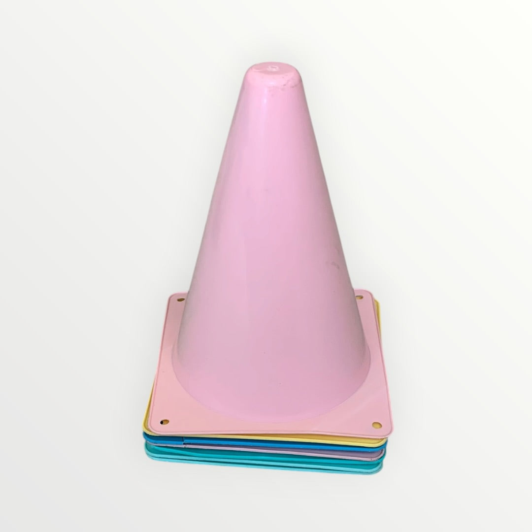7 Multicolored Training/Sports Cones for Any Sport