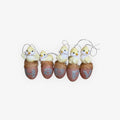 Set of 5 Vintage "Happy Easter" Chick-in-egg Handmade ornaments 5.5"H