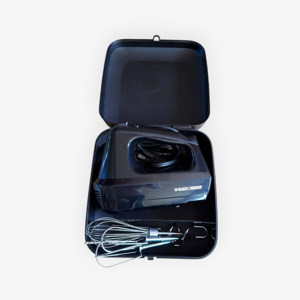 BLACK+DECKER 6-Speed Hand Mixer with 5 Attachments & Storage Case