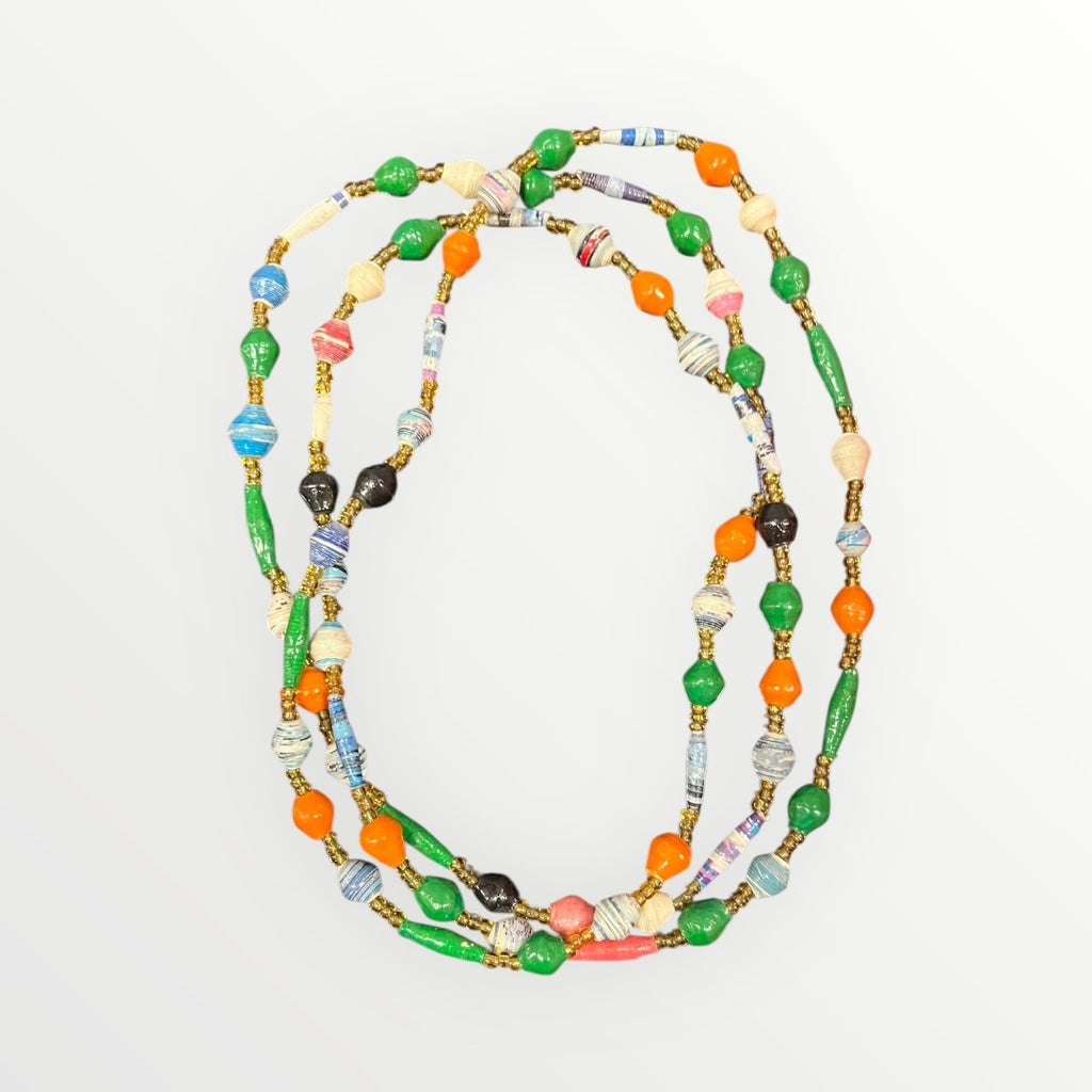 Colorful Beaded Friendship Necklace