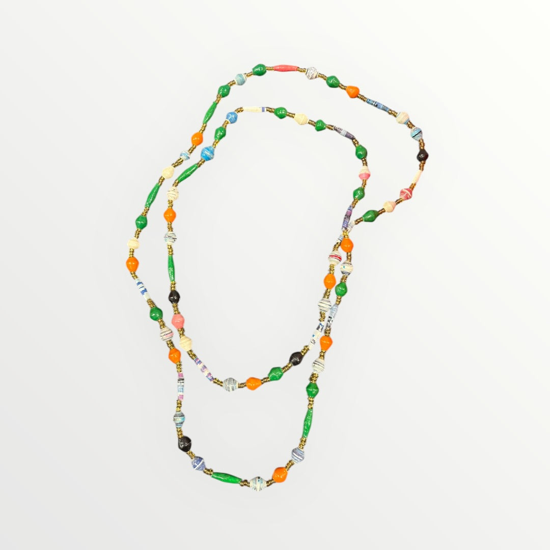 Colorful Beaded Friendship Necklace