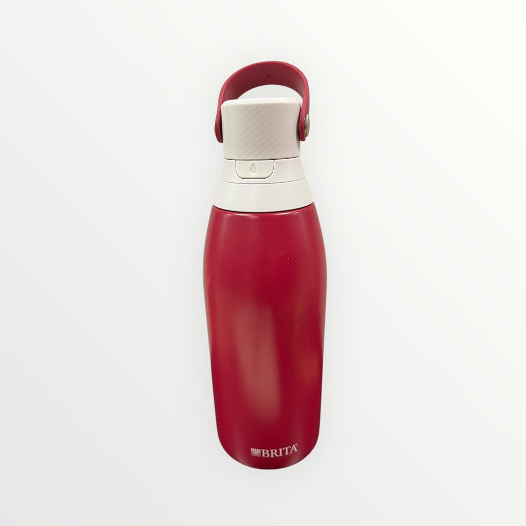 Brita Premium Filtering Stainless Steel Water Bottle 32oz Ruby
