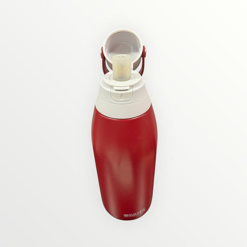 Brita Premium Filtering Stainless Steel Water Bottle 32oz Ruby