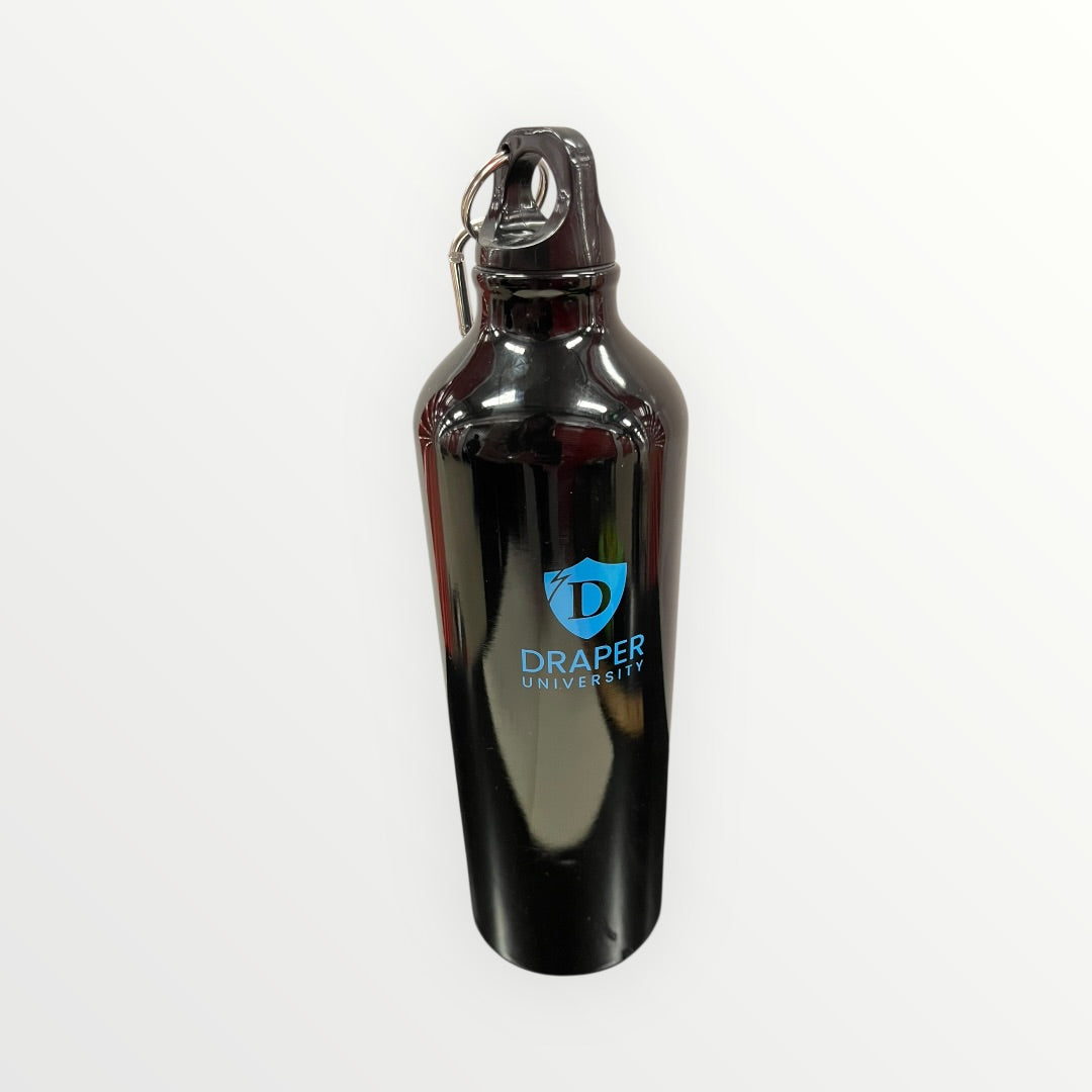 Black Draper University Water Bottle