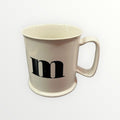 Monogram Letter "m" Ceramic Coffee Mug