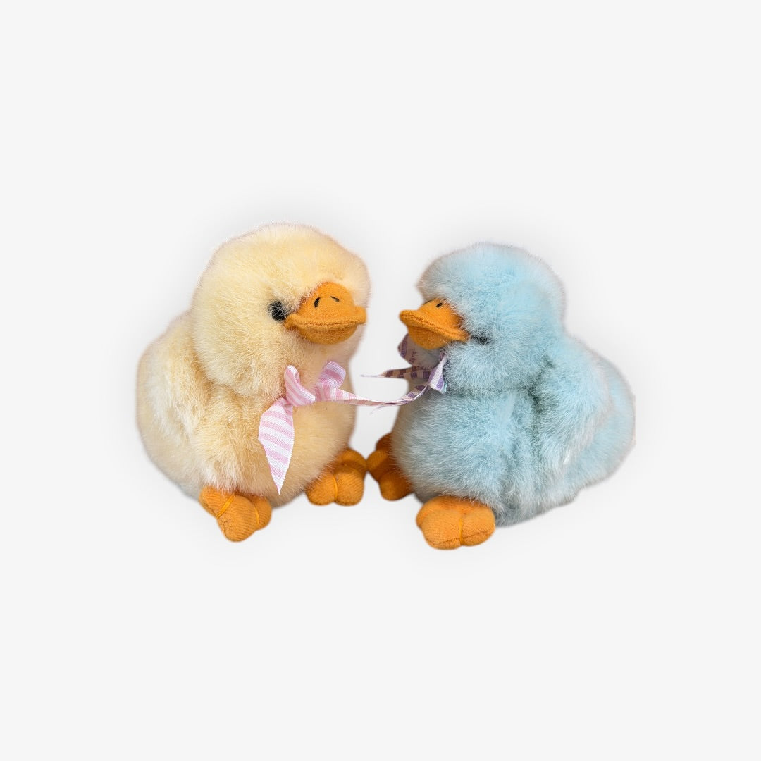 DanDee Collector's Choice Easter Adorable Pair of Plush Ducks 4.5"H
