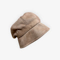 Suede Octagonal Beret Hat