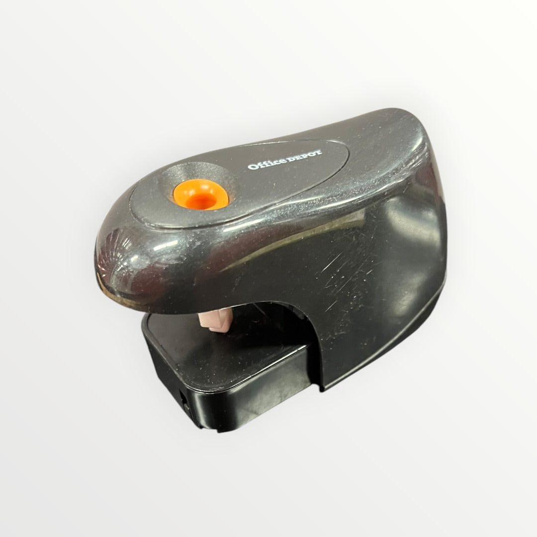 Black Office Depot Battery-operated Cordless Pencil Sharpener